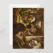 De aardappeleters Vincent van Gogh Kunstwerk Feestdagenkaart (Voorkant / Achterkant)