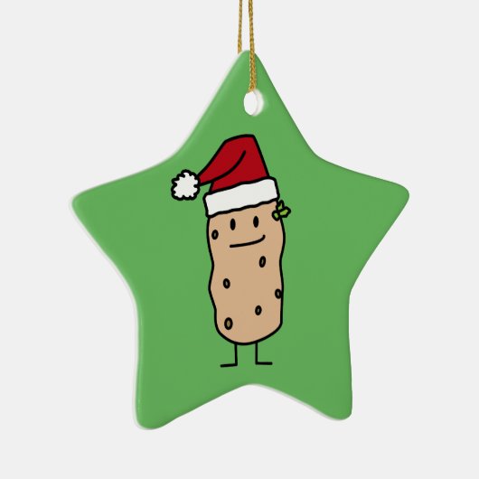 De Aardappels die van de aardappel Gelukkige het Keramisch Ornament (Rechts)