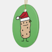 De Aardappels die van de aardappel Gelukkige het Keramisch Ornament (Links)