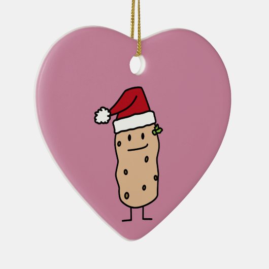 De Aardappels die van de aardappel Gelukkige het Keramisch Ornament (Rechts)