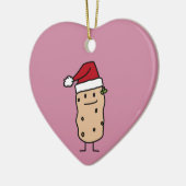 De Aardappels die van de aardappel Gelukkige het Keramisch Ornament (Links)