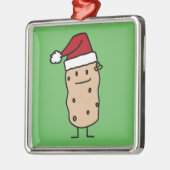 De Aardappels die van de aardappel Gelukkige het Metalen Ornament (Links)