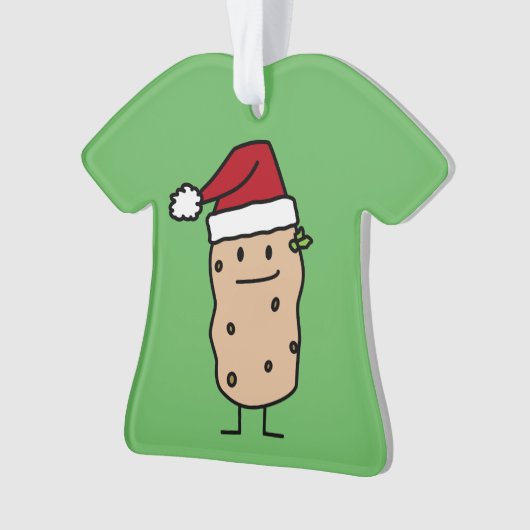 De Aardappels die van de aardappel Gelukkige het Ornament (voorkant)