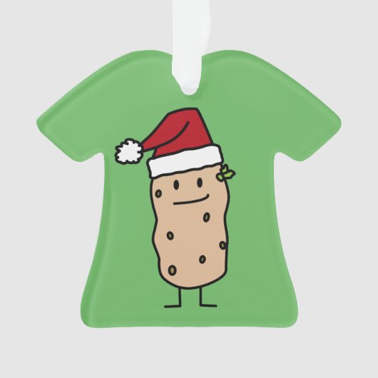 De Aardappels die van de aardappel Gelukkige het Ornament (voorkant)