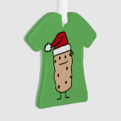 De Aardappels die van de aardappel Gelukkige het Ornament (voorkant)