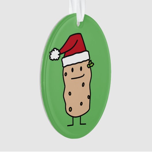 De Aardappels die van de aardappel Gelukkige het Ornament (voorkant)