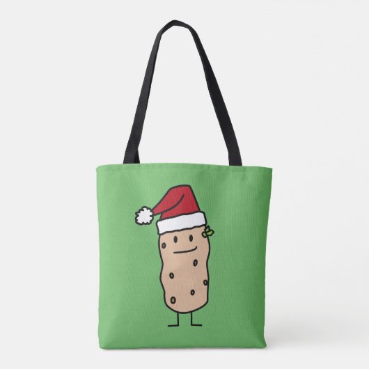 De Aardappels die van de aardappel Gelukkige het Tote Bag (Achterkant)