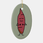 De Aardappels van de Yams van de Yam van de Bataat Keramisch Ornament (Rechts)