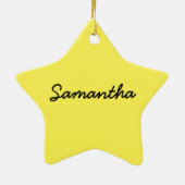 De Aardappels van de Yams van de Yam van de Bataat Keramisch Ornament (Achterkant)