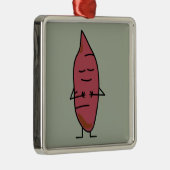 De Aardappels van de Yams van de Yam van de Bataat Metalen Ornament (Rechts)