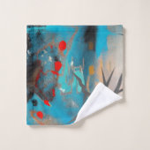 De aardbeving bad handdoek (Wasdoekje)