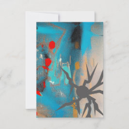 De aardbeving bedankkaart