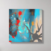 De aardbeving canvas afdruk (Voorkant)