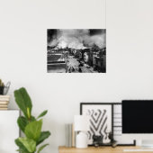 de aardbeving in Francisco van 1906 Poster (Thuiskantoor)