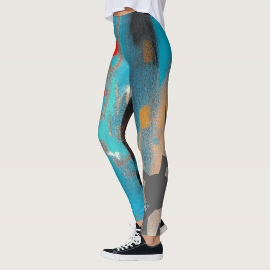 De aardbeving leggings (Links)