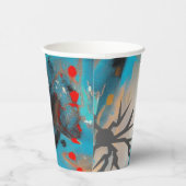 De aardbeving papieren bekers (Rechts)