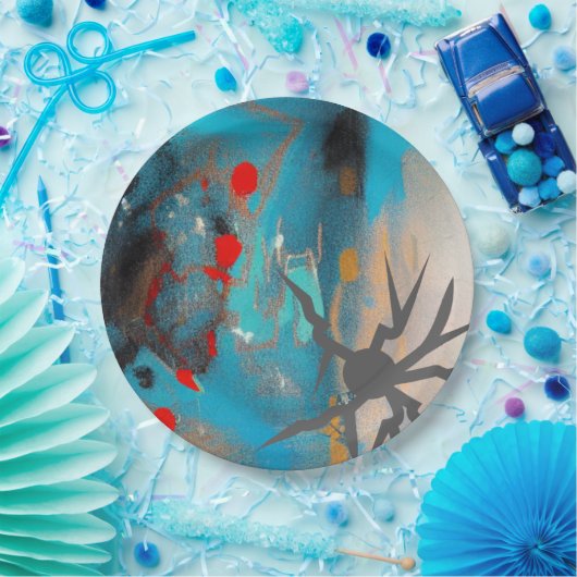 De aardbeving papieren bordje (Feest)