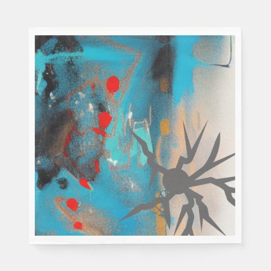 De aardbeving servet (Voorkant)