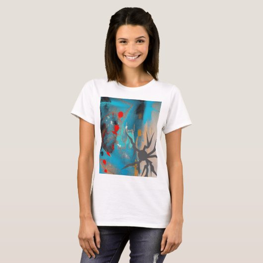 De aardbeving t-shirt (Voorkant volledig)