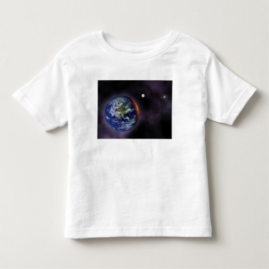 De aarde aan de buitenranden kinder shirts (Voorkant)