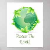 De aarde beschermen poster (Voorkant)