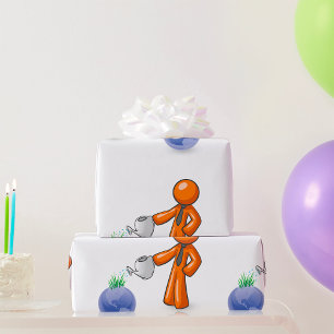 De aarde bewateren cadeaupapier