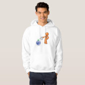 De aarde bewateren hoodie (Voorkant volledig)