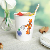 De aarde bewateren papieren bekers