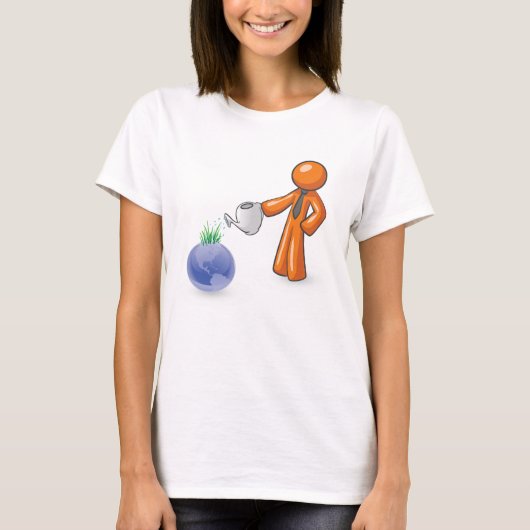 De aarde bewateren t-shirt (Voorkant)