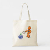 De aarde bewateren tote bag (Achterkant)
