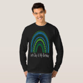 De Aarde Dag is mijn geboortedag Boho regenboogomg T-shirt (Voorkant volledig)
