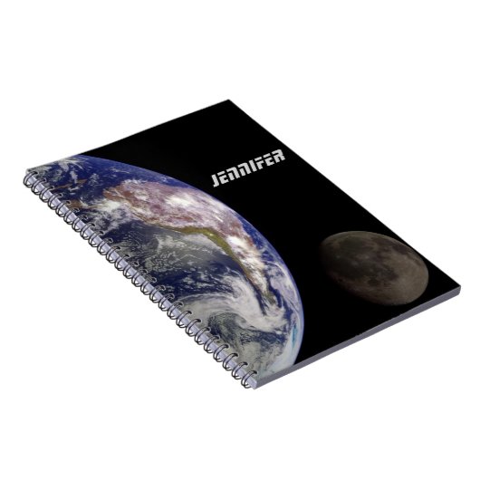 De aarde en de maan notitieboek (Rechterzijde)