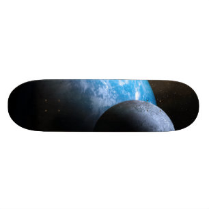De aarde en de maan skateboard
