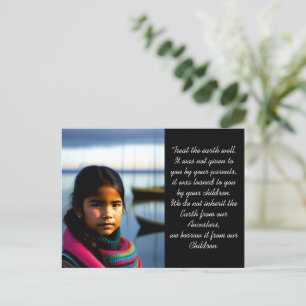 De aarde goed behandelen   Geviste dorpsmeisjes Briefkaart