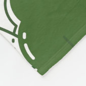 De Aarde heeft muziek voor degenen die luisteren Fleece Deken (Hoek)