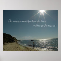 De aarde heeft muziek voor hen die Poster beluiste