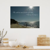 De aarde heeft muziek voor hen die Poster beluiste (Keuken)