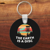 De aarde is een discgolf sleutelhanger (Voorkant)
