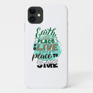 De aarde is een plek om te leven zonder te winkele Case-Mate iPhone case