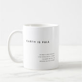 De aarde is een sarcastisch citaat koffiemok (Links)