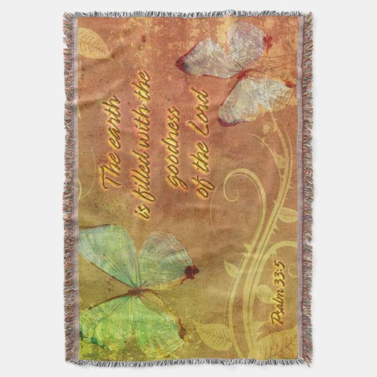 De aarde is gevuld met de... Deken (Voorkant Verticaal)