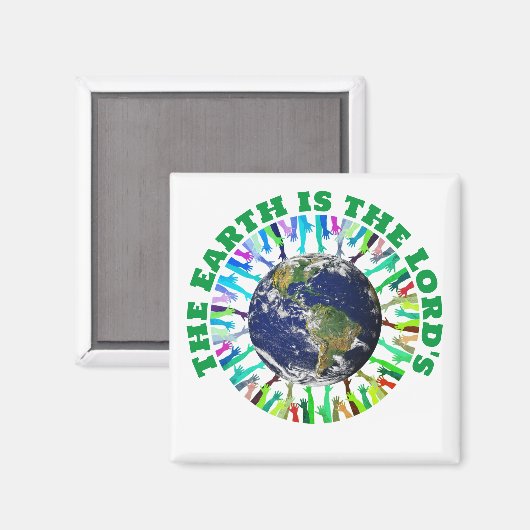 DE AARDE IS HET CHRISTELIJK VAN DE HEER MAGNEET (Voorkant / Achterkant)