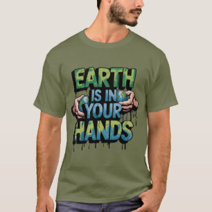 De aarde is in jouw handen t-shirt