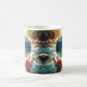 DE AARDE IS IN ONZE HANDEN Ontwerp Koffiemok (Center)