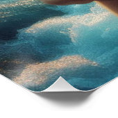 DE AARDE IS IN ONZE HANDEN Ontwerp Perfect Poster (Hoek)