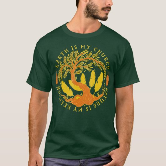 De aarde is mijn kerkelijke Natuur T-shirt (Voorkant)