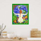 De Aarde is mijn moeder Poster (Keuken)