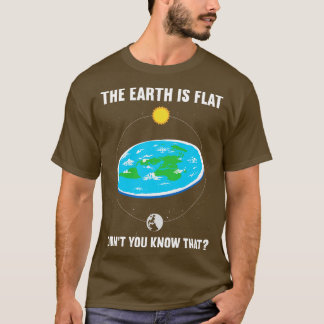 De aarde is plat Wist je niet dat 1 T-shirt