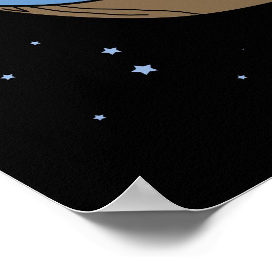 De aarde is platte donut. Het is platte vlakte aar Poster (Hoek)