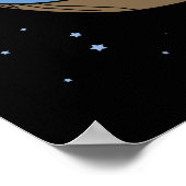 De aarde is platte donut. Het is platte vlakte aar Poster (Hoek)